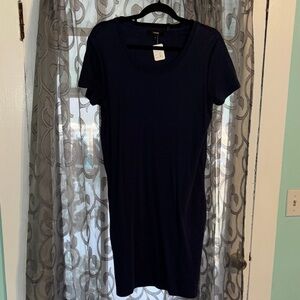 Theory Deep Blue Short Sleeve Top